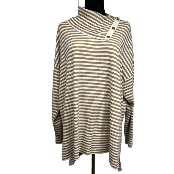Chicos Zenergy Sweater Size 3 (XL) Tunic Cozy Soft Cotton Cashmere Blend Travel - Picture 1 of 11